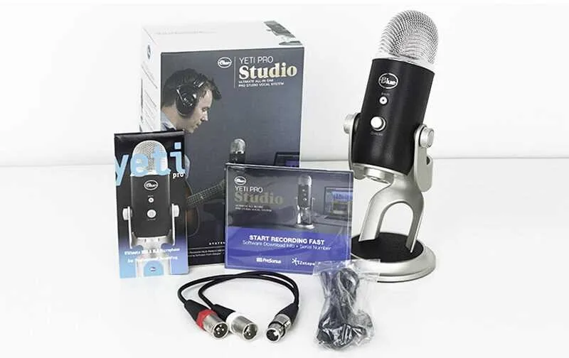 Blue Yeti Pro Studio Desktop Usb And Xlr Recording Microphone Professional Condenser Mic Karaoke Song Studio Recording Live Microphones Aliexpress