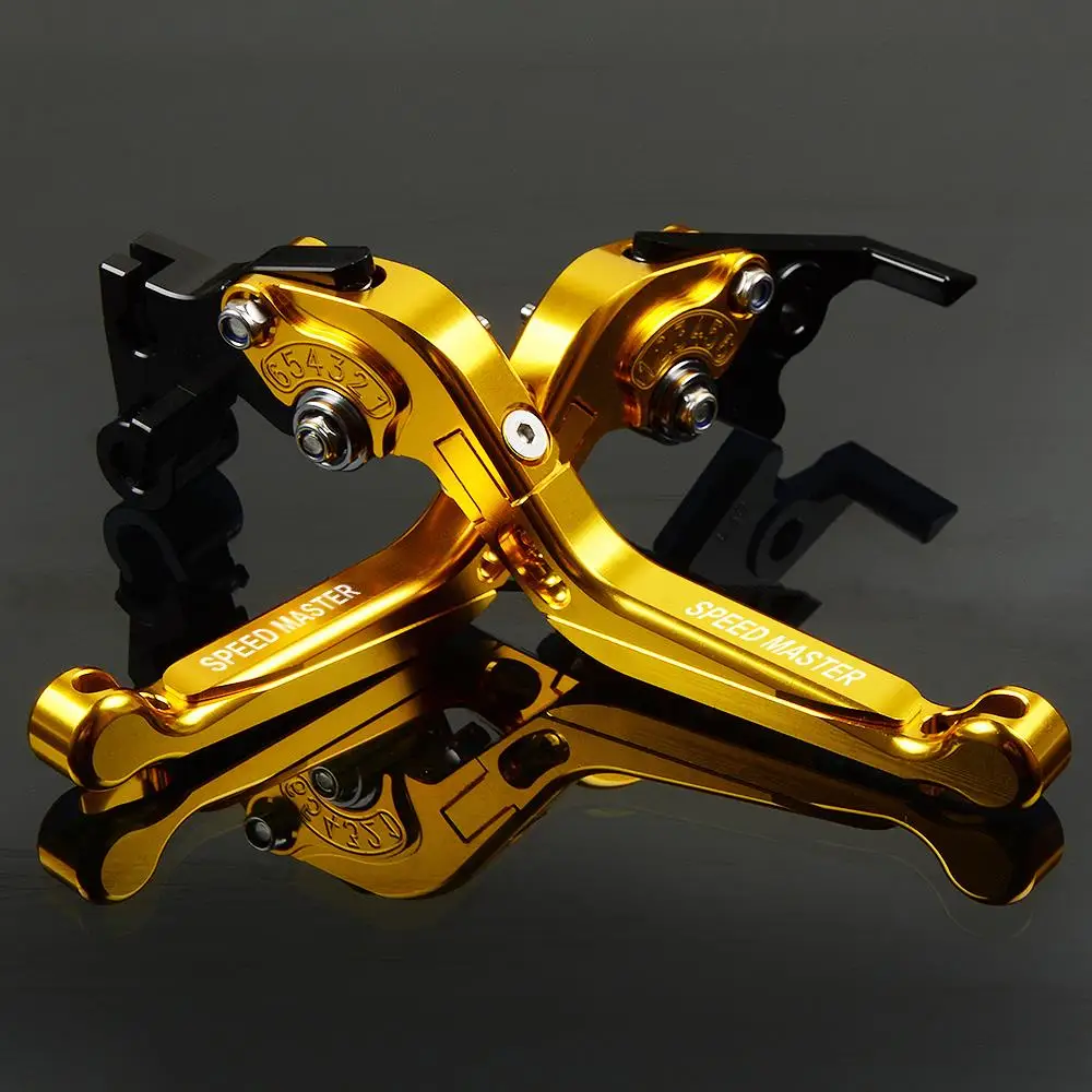 Gold1 Для Triumph Speedmaster 2006- 2013 2012 2011 CNC мотоциклетные складной расширение Регулируемый сцепные рычаги ручка - Цвет: Gold1