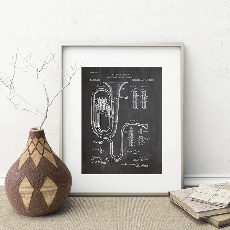 Music Art Canvas Painting Music Wall Decoration