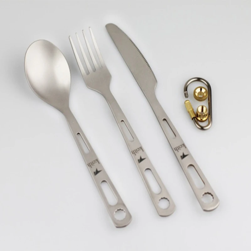 приборы для пикника. титановые ложка вилка нож keith kt310. титановые столовые приборы. титановые столовые приборы. Naturehike ложка-вилка.