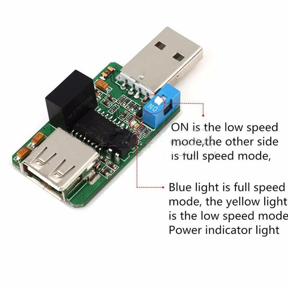 10 шт. модуль изолятора напряжения ADUM3160 B0505S 1500 В USB к поддержка 12 Мбит/с 1 5