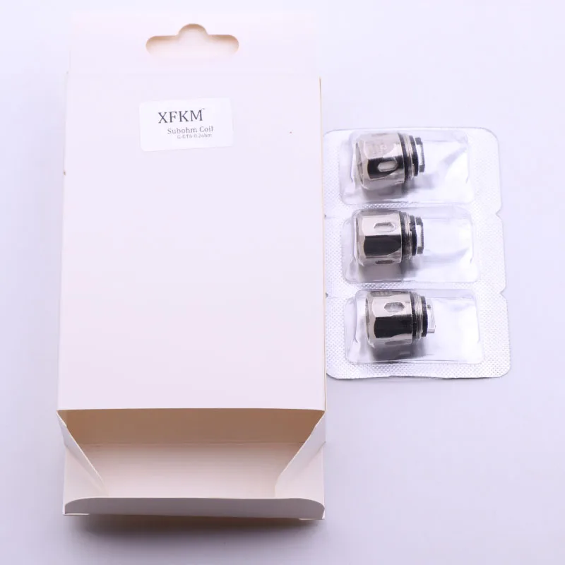 

XFKM 3pcs GT Cores GT2 GT4 GT6 GT8 Replacement Coil for NRG Tank TFV8 Baby Replacement Coil Vape DIY Kit E Cigarette Accessories