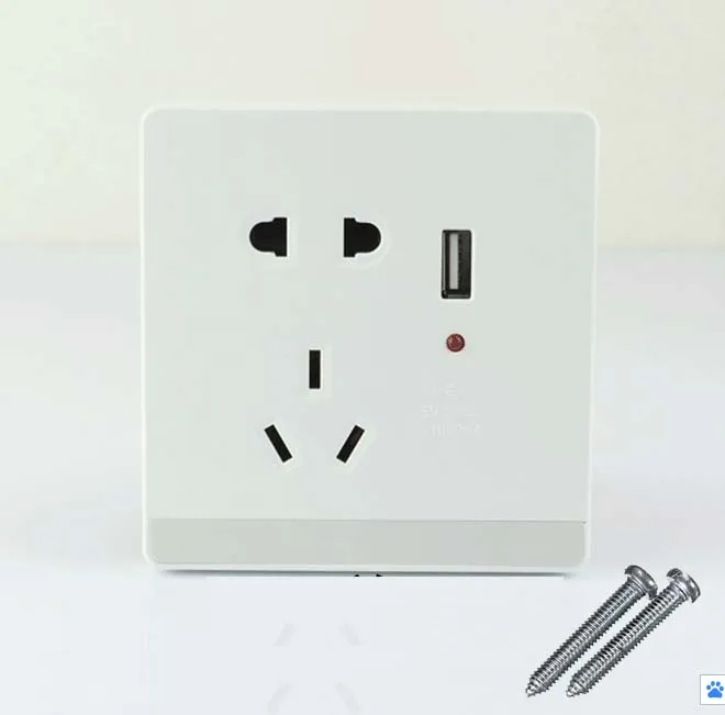 10 قطعة USB ميناء جدار شاحن مقبس DC وعاء السلطة منفذ لوحة الاتحاد الافريقي الاتحاد الأوروبي التوصيل