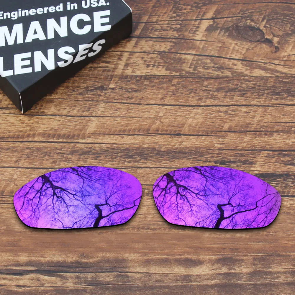 

Millerswap Polarized Replacement Lenses for Oakley Whisker Sunglasses Purple Mirrored Color (Lens Only)