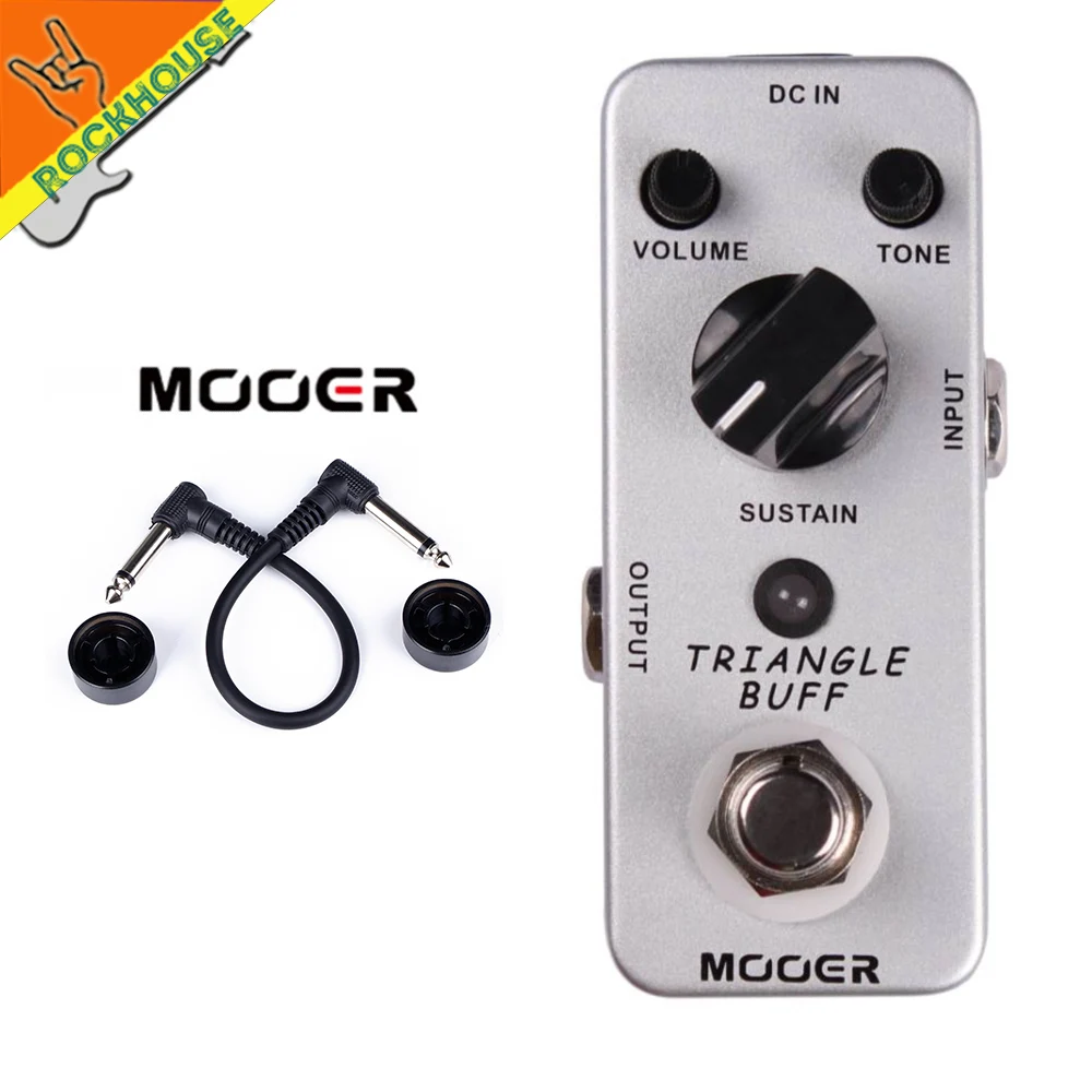 MOOER Triangle Buff Fuzz Effects Pedal Bass Distortion 2 Modes: and Dist True Bypass Free Shipping | Спорт и развлечения