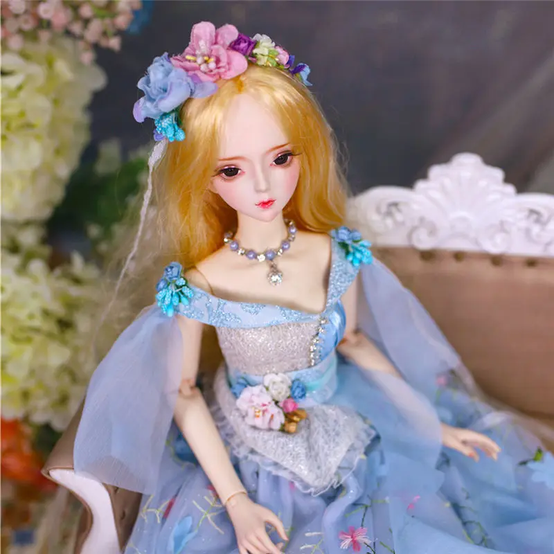 Dream Fairy 1/3 BJD кукла, шарнирное тело 62 см, модная Кукла принцессы с костюмом, обувью и подарочной коробкой, комбинированный набор, игрушка в подарок, SD кукла - Цвет: a