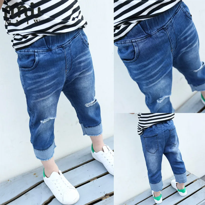 MMIW Baby Pants For a Boy Children's Jeans For Kids Boys Ripped Pants
