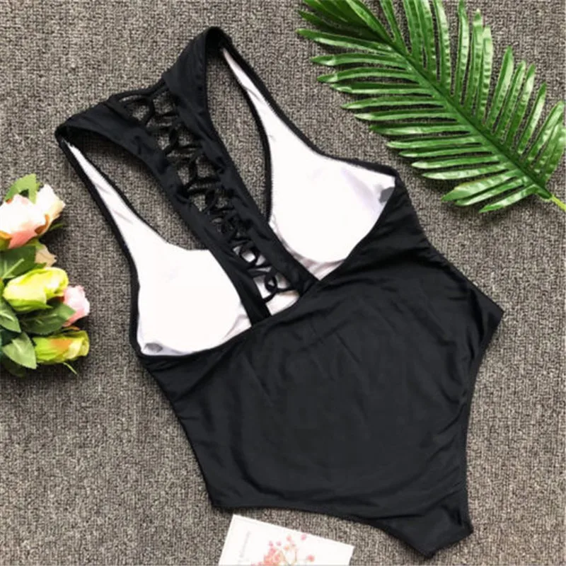 2018 New Style Hot Sale Women's Bandage Swimwear One Piece