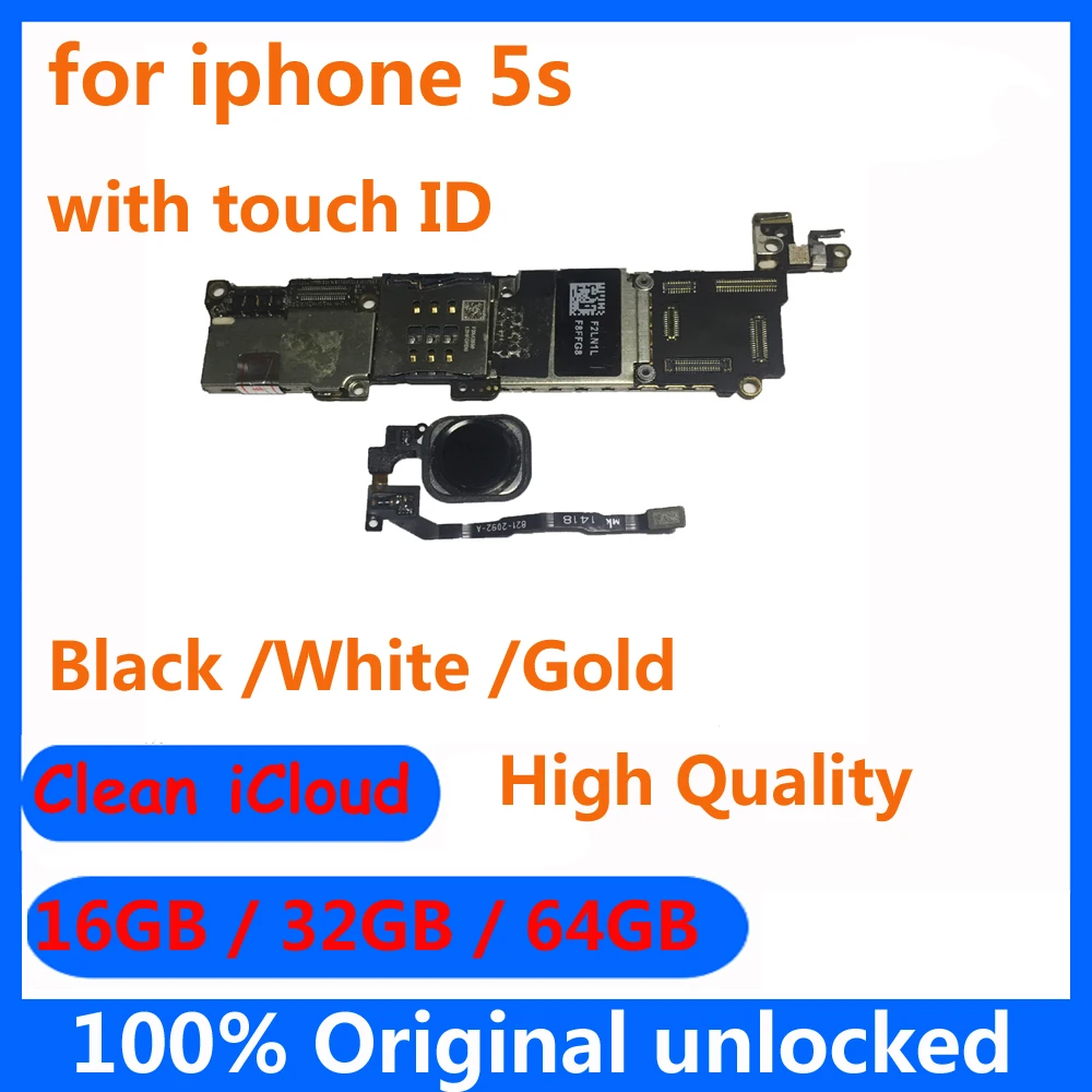 Материнская плата для iphone разблокированная 100% оригинал 16 ГБ 32 64 материнская с