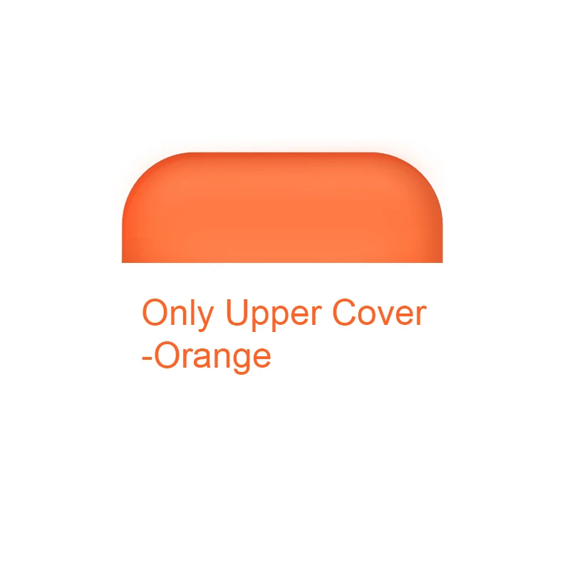 Ультратонкий Мягкий силиконовый чехол для Apple AirPods 2 для Air Pods противоударный защитный чехол для наушников Водонепроницаемый Аксессуар для гарнитуры - Цвет: Only Orange Cover