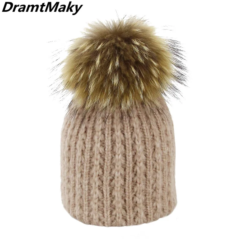 Sombreros De Invierno Con Borde De Piel Femenino