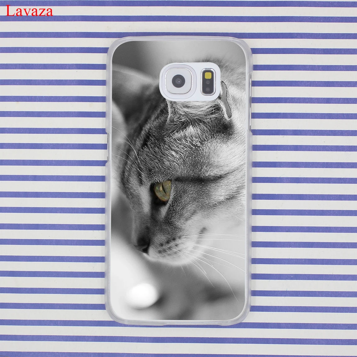 Жесткий прозрачный чехол для телефона Lavaza с черными кошачьими глазами для samsung Galaxy S10 E S10E S8 S9 Plus S6 S7 Edge - Цвет: 10