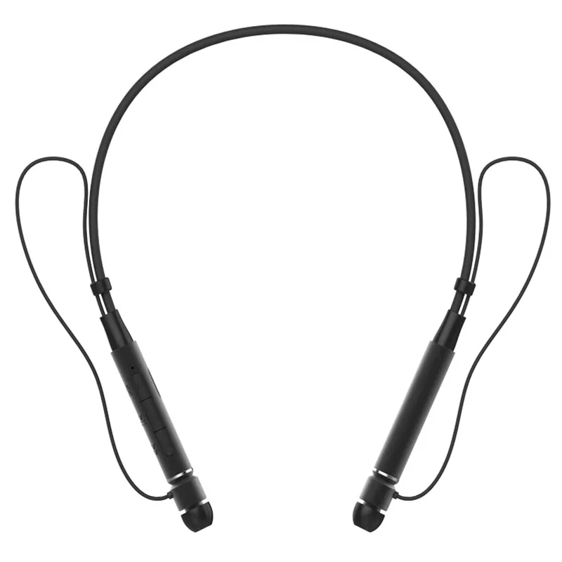 Roman Z6000 беспроводные 4,1 Bluetooth спортивные наушники с шейным ободком в ухо стерео наушники с микрофоном пота гарнитура Hands Free - Цвет: Черный