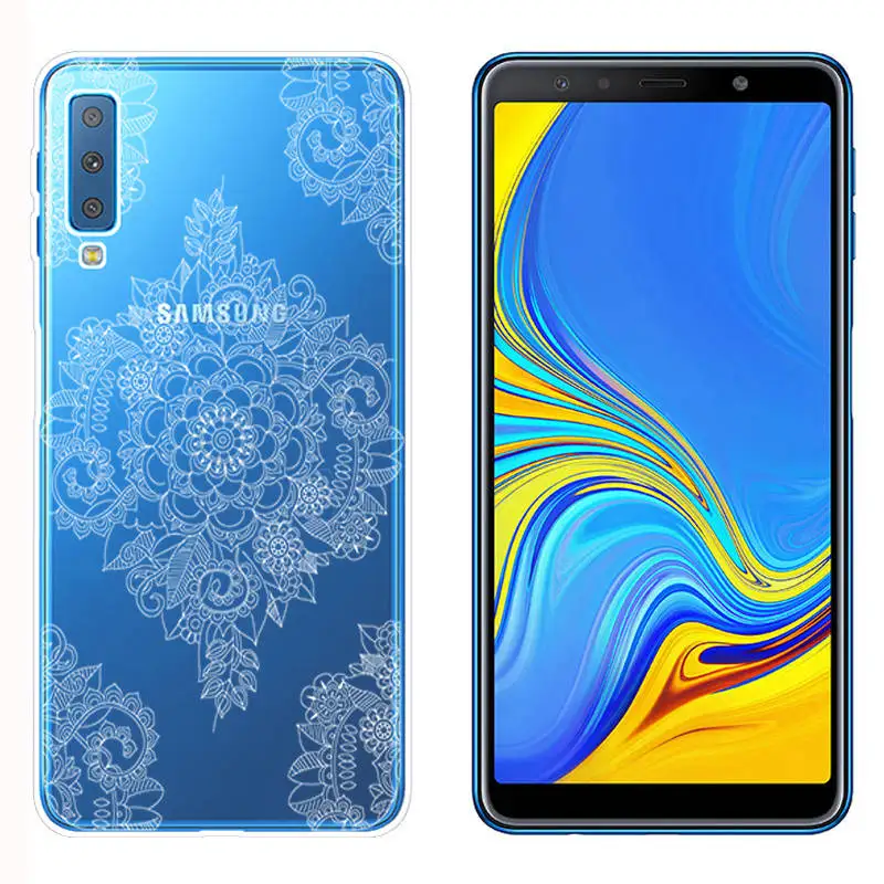 Arvin Silicone Fundas for Samsung Galaxy A7 2018 A5 A8 Plus 2018 Soft TPU Phone Cases FOR Samsung A750F Painted Case for A320 (9)