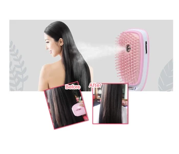 

Air spray massage comb Negative ions multi-functional air bag vibration Ladies beauty gadgets scalp brushes
