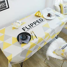 Cotton Linen Tablecloth Wind Table Cloth Thickening Rectangular Tablecloth Yellow Coffee Table Cloth national wind tablecloth cotton linen sunflower multifunctional table cloth home dinner decoration rectangular table cover