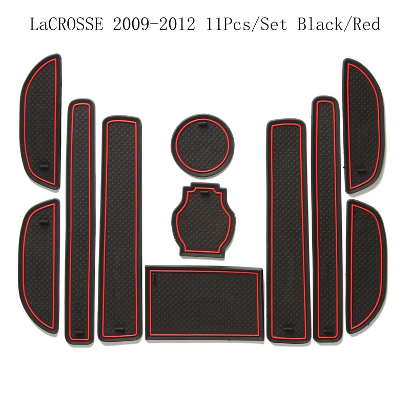 Car Door groove mat For Buick LaCrosse 2009 2012 Accessories,3D Rubber