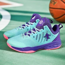 Новинка года; Баскетбольная обувь унисекс; воздухопроницаемые кроссовки для мужчин; кроссовки для мальчиков; уличная тренировочная противоскользящая обувь; большие размеры