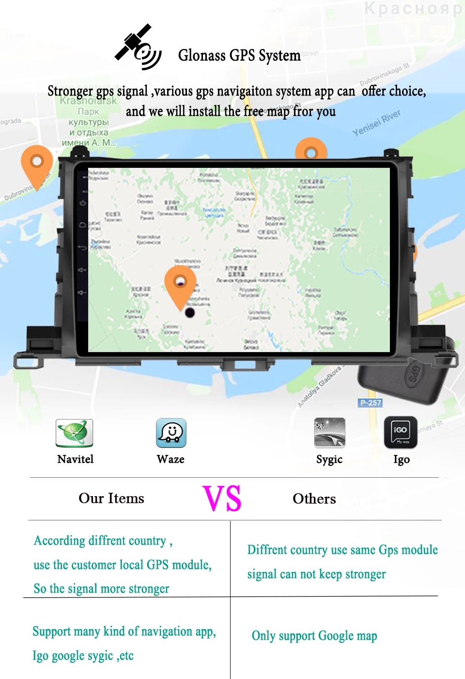 Excellent IPS android car dvd player gps navigation for Toyota Highlander 2015 2016 2017 2018 2019 car radio stereo dvd gps 9 Excellent IPS android car dvd player gps navigation for Toyota Highlander 2015 2016 2017 2018 2019 car radio stereo dvd gps 9