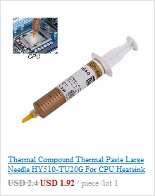HY410-TU2G очень высокая производительность термопаста процессор радиатор процессор GPU охлаждающая паста компьютер охлаждающий вентилятор устройство