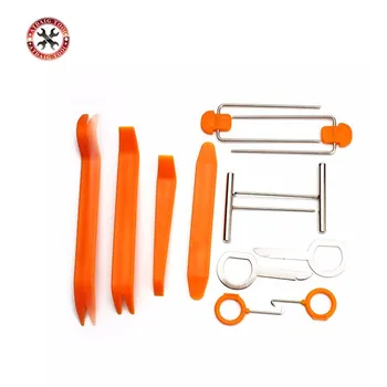 

12 Pcs/SET Plastic Car Radio Door Clip Panel Trim Dash Audio Removal Pry Tool Repairing China Post Free Shipping