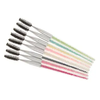 

8 Pieces Eyelash Eyebrow Pen Brush Makeup Mascara Eyes Applicator Comb Tools