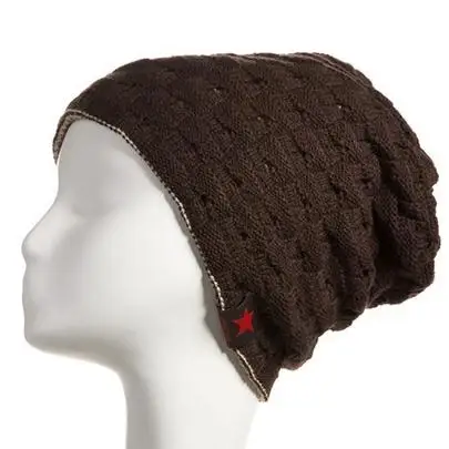 Зимняя теплая Новая мода для мужчин с черепом, вязаная шапка для женщин, двусторонняя мешковатая зимняя шапка, теплая шапка унисекс, 8 цветов, M003