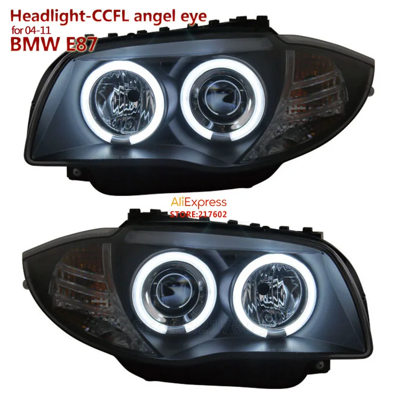 

SONAR brand for BMW 1-Series E87 120i 130i Projector Lens LED Headlights Assembly 2004-2011 with Bright Angel Eyes Top Quality
