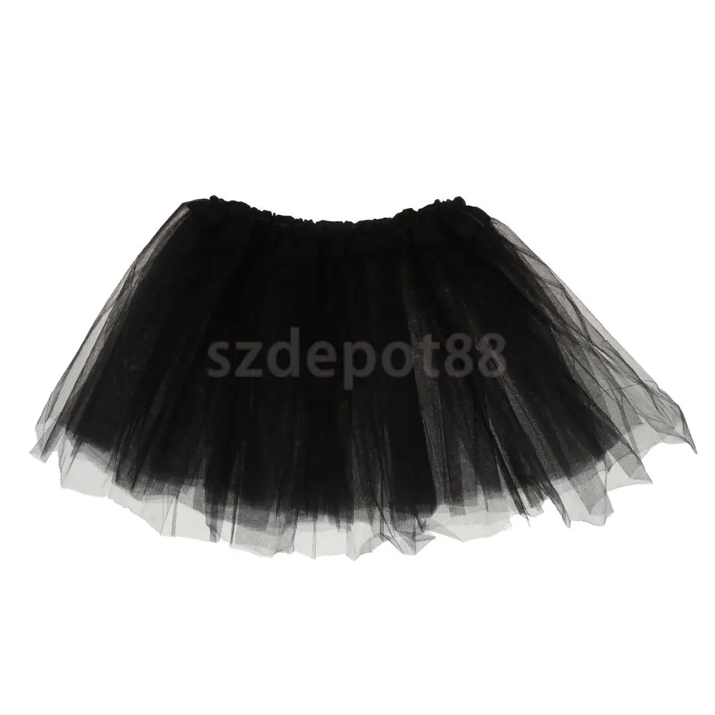 Christmas Girls Kids Birthday Black Cat Costume Set Ear Headband TUTU Skirt Bowtie Gloves Tail Fancy Dress Outfit