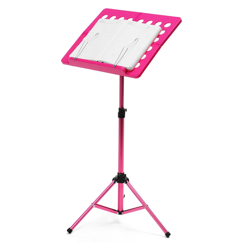 Portable Sheet Music Stand Folding Musical Desk Holder Adjustable Paper