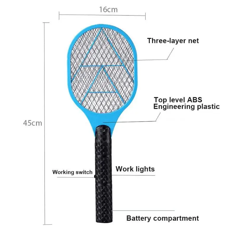 1 шт. электрическая ловушка для комаров анти москитный отпугиватель мух Жук Насекомое Отпугиватель москитов средство для дома и сада ручной вредителей ракетка для настольного тенниса