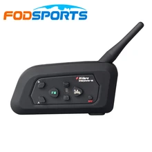 Fodsports V4 1200 м Мотоциклетный шлем переговорные гарнитуры Bluetooth 4 всадники BT домофон с FM радио