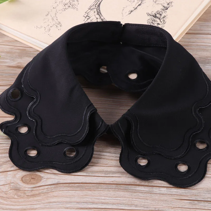 

Embroidery Flower Decoration Collar False Collar Shoulder accessories Leaf hollow heavy weaving big exgarated deatachable Collar
