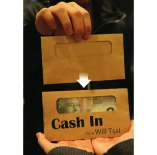 Cash In By Will Tsai (Gimmick) - Mentalism Tricks Magic Accessories For Magicians Stage Illusions Street Gimmick | Игрушки и хобби
