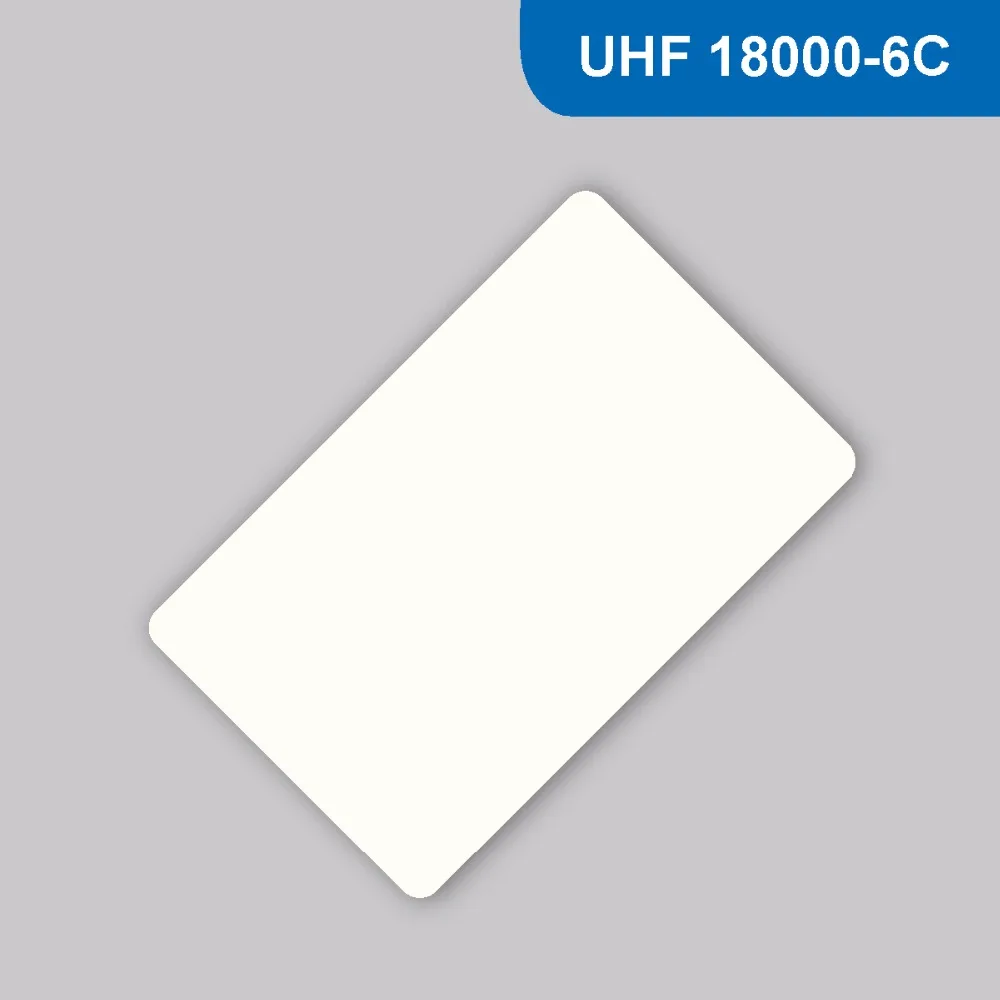 RFID UHF карта 18000-6C 915 МГц белая считывание 15m EPC Gen2/ISO ПВХ бирка для лобового стекла H3 |