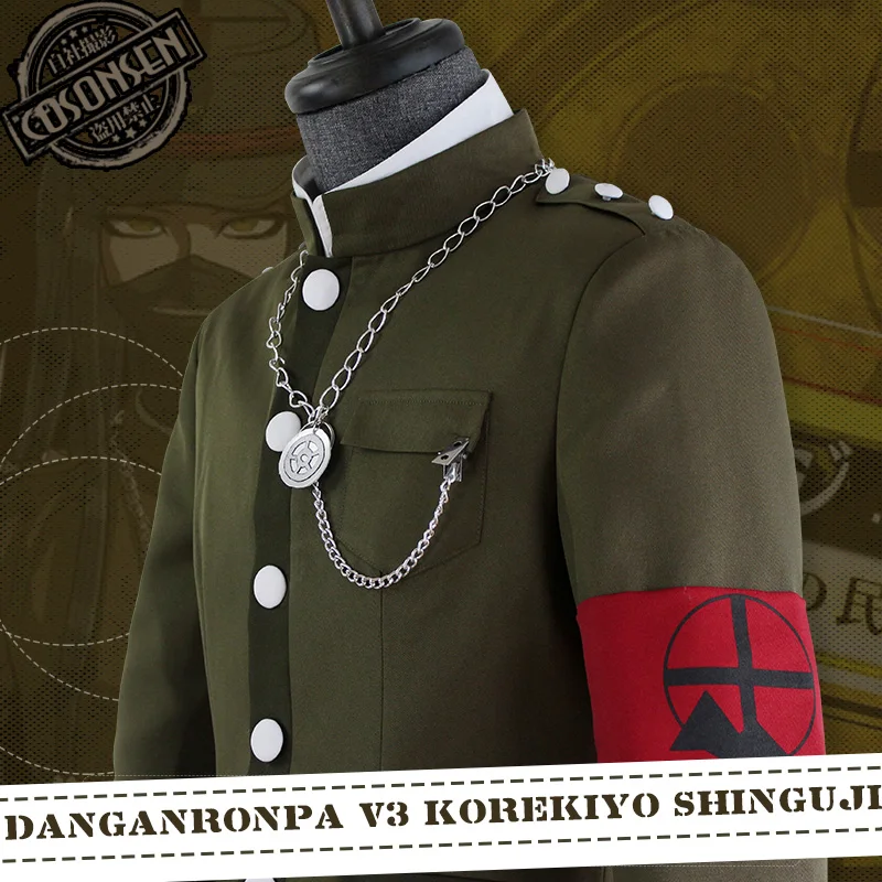 Danganronpa V3: Killing Harmony Korekiyo Shinguji костюм для косплея на Хэллоуин полный комплект