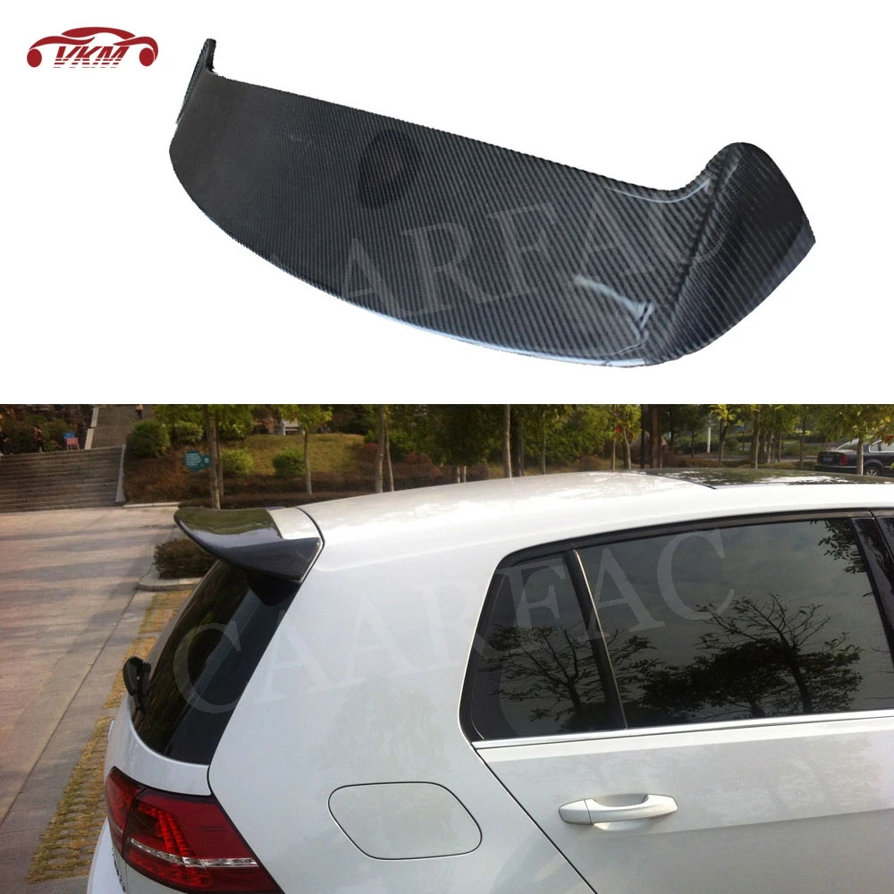 

MK7 Carbon Fiber Rear Spoiler Roof Wings for Volkswagen VW Golf 7 VII MK7 7.5 Standard 2014-2019 Not For GTI and R