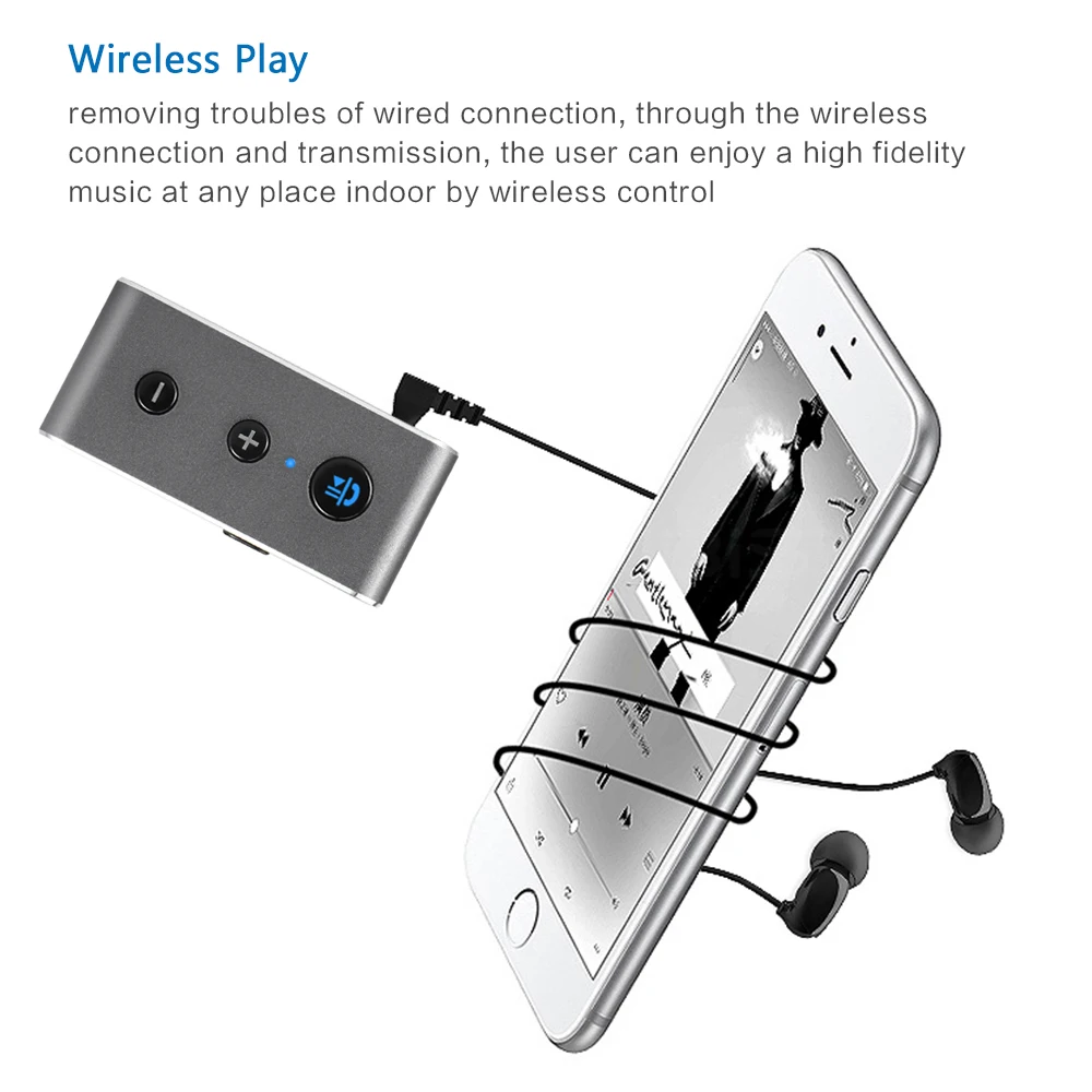 Onever 3,5 мм приемник Bluetooth музыкальный аудио приемник адаптер Hands-free автомобильный комплект AUX A2DP набор для трансляции для наушников автомобиля стерео