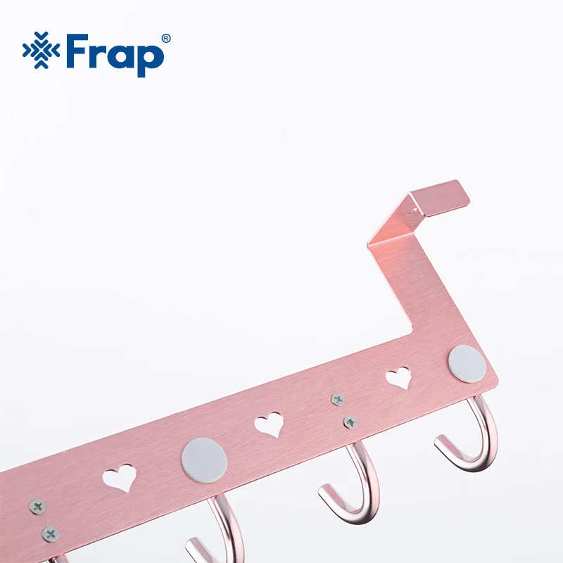 Frap 5 крючков розовый крючок для одежды Космический алюминиевый новый над дверью