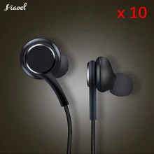 10 шт. 3,5 мм проводные наушники с регулятором громкости спортивные наушники музыкальные наушники для мобильного телефона Xiaomi/huawei/Iphone