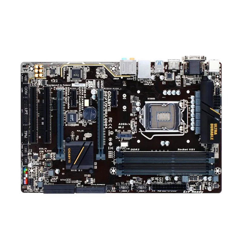 Для Gigabyte GA-Z170-HD3 DDR3 используется оригинальная материнская плата Z170-HD3 DDR3 Z170 LGA 1151 USB3.1 ATX