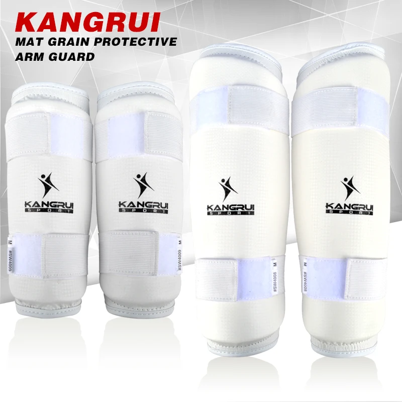 

High quality karate taekwondo MMA boxing forearm protector shank protector arm guards combinationadult child sports protector