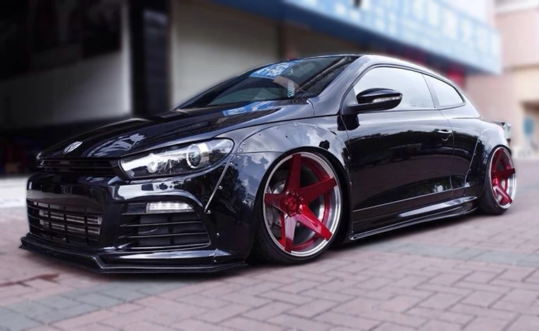 Scirocco Karztec Style Side Skirt Extension(12)