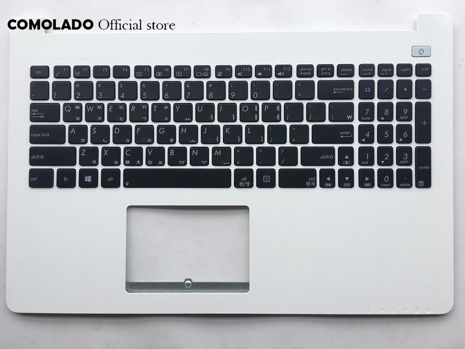KR Korean keyboard for ASUS X502 X502C X502A X502U X502EI X502X X502CA  Palmrest Cover White C Shell keyboard KR Layout
