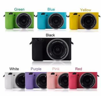 

Multi-color Soft Silicone Rubber Camera Protective Body Cover Case Bag Skin for Sony A6000 ILCE-6000L 16-50mm