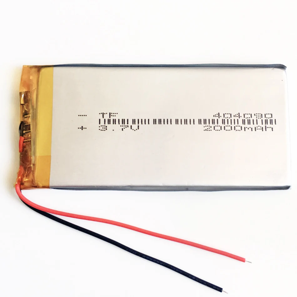 3,7 V 2000mAh литий-полимерная LiPo аккумуляторная батарея Li cells power для gps-камеры, динамиков, электронных продуктов 404090