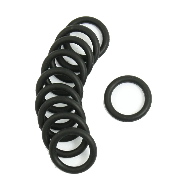 

10 pcs Black Rubber Oil Seal O-rings Seals washers 16 x 11 x 2.5mm