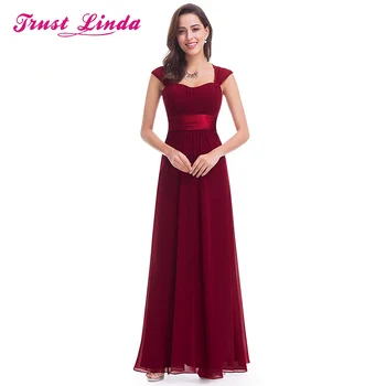 

Elegant Bridesmaid Dress Floor Length A-line Chiffon Prom Gown for Wedding Party Custom Made