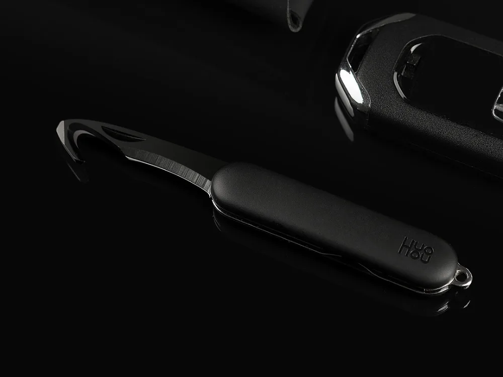 Xiaomi Mijia Huohou мини-нож для распаковки складывающийся Фруктовый нож инструмент для резки инструмент для лагеря открытая посылка для выживания на открытом воздухе зажим для лагеря острый резак