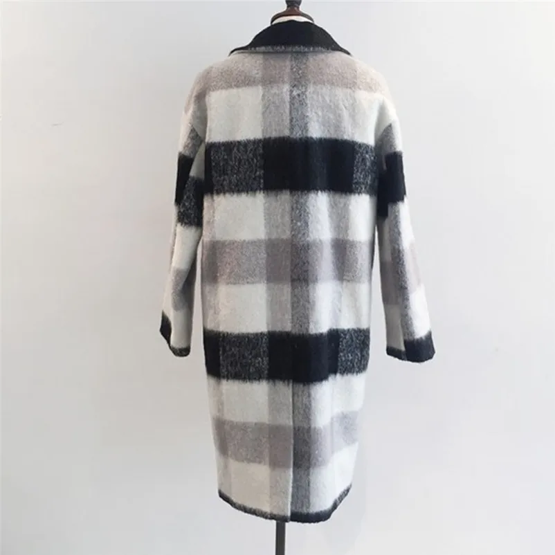 Fashion coats and jackets women winter ladies coats Winter Lapel Wool Coat Trench Jacket Long Sleeve Overcoat Outwear O15#N (5)